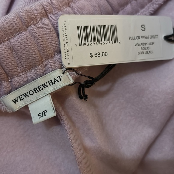 WeWoreWhat High Waist Shorts Women’s Lavender Athleisure - Picture 3 of 7